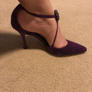 Jeweled Manolo Blahnik Heels, 37